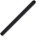 Alcachofa de ducha redonda de 30 cm, de acero inoxidable, extensión de 1,8 cm, tubo de extensión de ducha de mano para baño (negro)