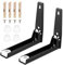 2 PcsMicrowave Brackets Wall Mounted, Stainless Steel Microwave Shelf Wall Mounted Holders, Universal 7.87 - 11.8 Inch Extendable Arm & Foldable Oven Microwave Holder Rack Stand, Max. Load 110 lbs