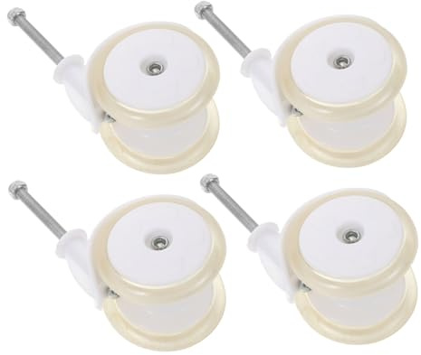 FRCOLOR 4 Teilige Räder Für Einen Lauflernwagen Laufrollen Ersatzteile Für Kinderwagenräder Geräuschlose Lenkrollen Zubehör Für Kinderwagenräder Kleine Rollen Für