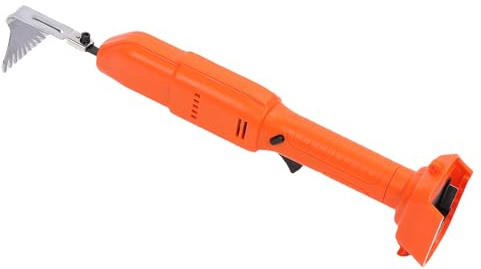 Fafeicy Battery Powered Garden Hoe Electric Weeds Removal Tool Cordless Soil Cultivator with Interchangeable 5 11 Tooth Heads