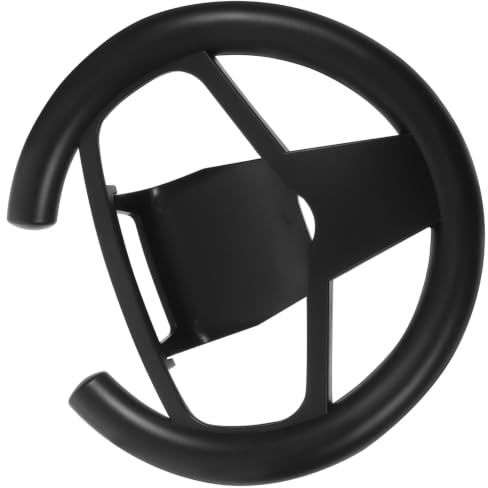 JOINPAYA Gaming Lenkrad Ersatz aus Kunststoff mit Präziser Steuerung und Realistischer Spielerfahrung für PC Rennspiele in Schwarz Kabellos und Ergonomisch Gestaltet