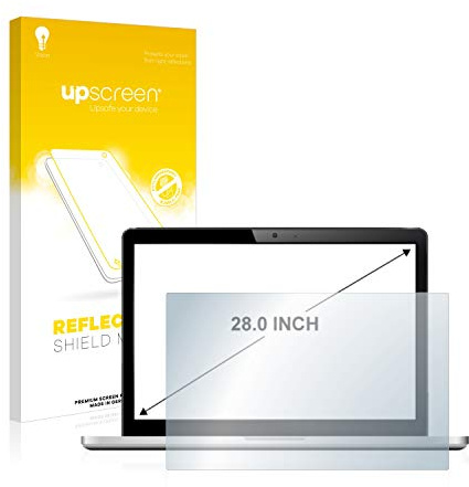 upscreen Film Protection pour Displays 28 (71.1 cm) [594x371 mm, 16:10] | Mat Protection d'écran Made in Germany Ordinateur tout-en-un Anti-Reflet Anti-traces de Doigts Anti-Rayures