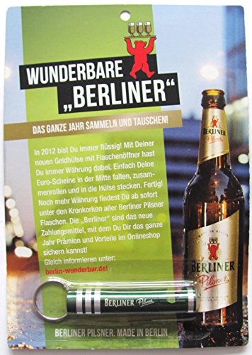 Berliner Pilsner Brauerei - Schlüsselanhänger als Geldhülse & Flaschenöffner
