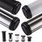 SET de 4 x SO-TECH® Pied de Meuble JIMMY vrai Acier Inox Ø 50 mm/Hauteur: 60 mm Pied pour Armoire