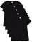 Fruit of the Loom Women Valueweight 5 T-Shirt, Black (Black 36), 18 (Manufacturer Size:2XL/18) pack of 5