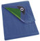 Perel Bâche, bâche imperméable, bache de Protection extérieur, hivernage, très résistante, 14 œillets, Angles renforcés, rectangulaire, Bleu/Vert, 70 g/m², 3 x 4 m