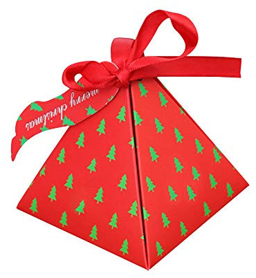 KHBNHJ Weihnachtliche Süßigkeitenboxen, 30 Stück, Weihnachts-Geschenkboxen aus Papier, für Kinder, Mädchen, Jungen, Geburtstag, Weihnachten, Valentinstag, A3
