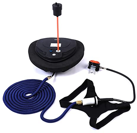 TUXING Tauchen Ventilator, 5 Stunden Wasserdicht Tragbar Wiederaufladbar Scuba Tauchen Tank, Tauchen Ohne Tanks, 13,7 m Schlauch & Tauchen Atemregler, Octopus Hookah mit Mundstück