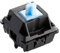 Ranked RS-11 Pro Mechanische Tastenschalter für mechanische Gaming-Tastaturen | 5-Pin PCB Montiert | Vorgeschmiert | Linear 62cN von JWK (Pro Sky Blue, 120 STK.)