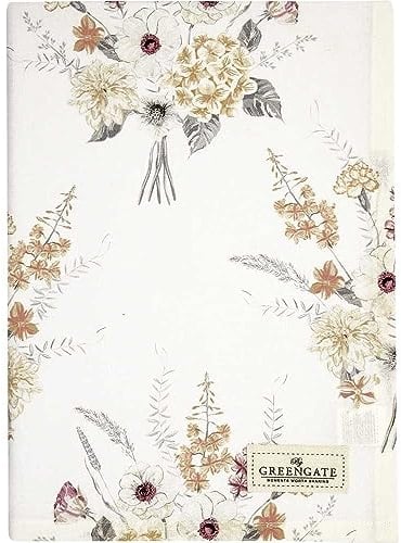 GreenGate [W0724] Tea Towel Estella White