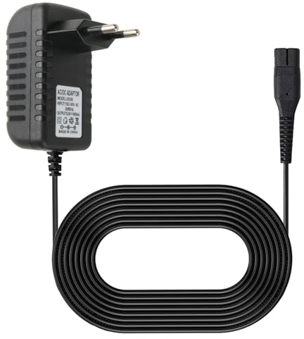 Buysow 5,5 V Cargador Compatible con Limpiador de Ventanas Karcher WV1, WV1 Plus, WV2 Plus, WV2, WV5, WV5 Premium 2nd Generación, WV51, WV55, WV60, WV70, Cable de Alimentación de Repuesto