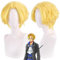 Anime One Piece Sabo Cosplay Perücke kurz blonde Herren Haar hitze beständige Perücke für Halloween Kostüm Party Rollenspiel