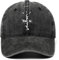 STARTONYOU Cotton Cactus Jack Baseball Cap Unisex Astroworld Korean Casual Hat Dad Hat Trucker Hat, Schwarz