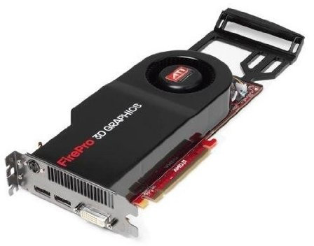 ATI FirePro V8700 Grafikkarte (PCI-e, 1GB GDDR5 Speicher, 2X DVI, 1 GPU)