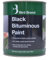 BIRD Brand Black Bitumen Paint - 1 Litre, 5016679843683