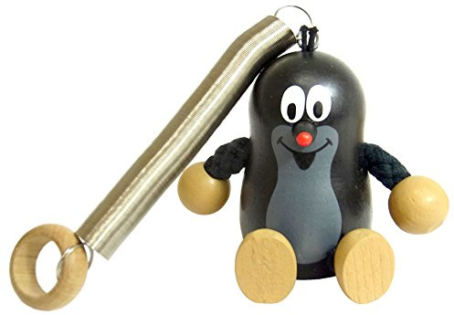 DETOA 12802/PR Maulwurf auf der Sprungfeder, schwazr, small