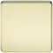 Knightsbridge SF8350PB Screwless 1-Gang Blanking Plate, Polished Brass