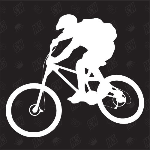 speedwerk-motorwear Mountainbike - Sticker, Aufkleber, Autoaufkleber, Fahrrad, Biker, Mountainbiker