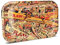 RAW Small Mix Metal Rolling Tray-27,5 x 17,5 cm, Metall, Beige, M
