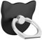 MuStone Support de téléphone portable pour téléphone portable, anneau de doigt universel pour smartphone Motif animal chat Béquille pour iPhone XS X 8 7 6 6S 5 5C 5S, Samsung Galaxy Tablette