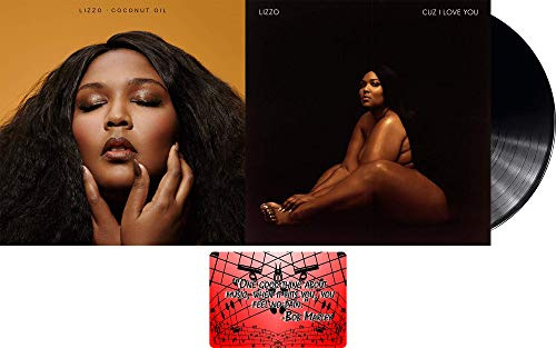 Lizzo: Vinyl EP and Studio Album Discography Collection (Coconut Oil / Cuz I Love You) with Bonus Art Card