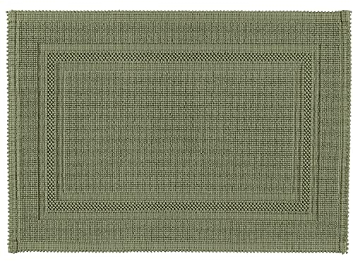 RHOMTUFT Badteppich Gala eckig 50 x 70 cm Farbe: Olive