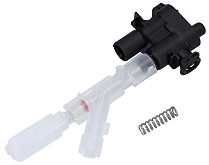 DL-pro Drainageventil Ventil für Bosch Siemens 00622540 622540 schwarz/transparent für Antrieb Brühgruppe Kaffeemaschine