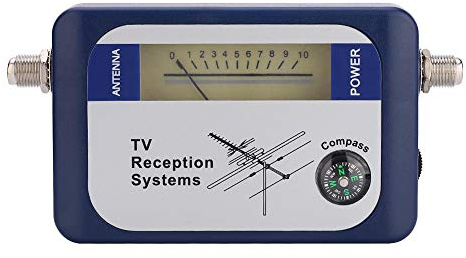 Socobeta 170-862 MHz TV-Signalfinder Antennensignalfinder Mini-DVB-T-Signalstärkensucher HD-TV-Antennenfinder mit Hintergrundbeleuchtung