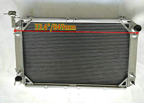Radiatore in alluminio da 50 mm per AT Nis-san Patrol GQ Y60 Safari 2.8L 4.2L 4x4 Diesel RD28T TD42 I6 e 3.0L RB30S Benzina 1987-1997