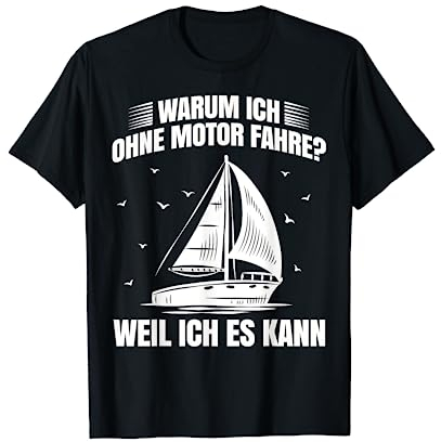 Segler Segelboot Anker Matrose Seemann Kapitän T-Shirt