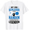 Pingpong Mit Schläger In Den Händen Werden Helden Legenden T-Shirt