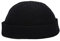 Faringoto Corduroy Solid Color Bucket Vermieterhut Herren und Damen Cap Roll Sleeve Retro Hat, Schwarz , One size