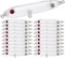 Ghanneey 20 Stück blanko Angelköder Rohlinge Crankbait Kit unlackierte Angelköder Angeln Topwater Wobbler Angelköder mit 3D-Angelaugen