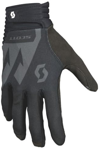 Scott DH Factory Fahrrad Handschuhe lang schwarz/grau 2025: Größe: S (8)