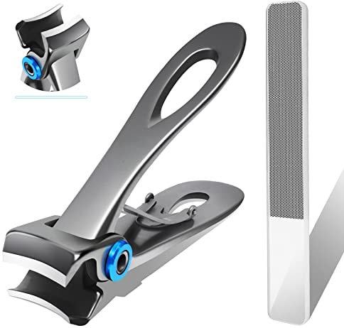 Werlla Toenail Clippers for Thick Toenails, Extra Large Long Handle Toenail Clippers for Fingernail & Toenail, 15mm Wide Jaw Opening Heavy Duty Thick Toenail Clippers for Seniors, Men, Adult