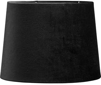 PR Home of Scandinavia Lampenschirm Sofia Samt schwarz 40 cm