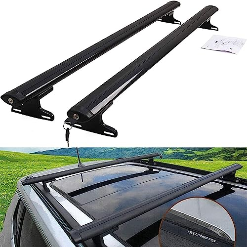 Dachgepäckträger Dachträger Cross Bar Fit für Jeep Compass 2017-2021, Querträger Gepäck Cargo Top Dachgepäckträger