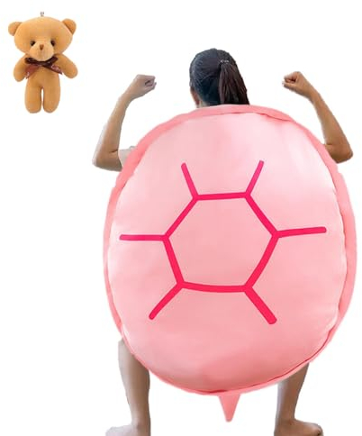 WIWIDANG Schildkröten Kissen Zum Anziehen, Turtle Pillow, Schildkröten Kissen, Riesenschildkrötenkissen, Turtle Power Shell (rosa, 100 cm/39,9 Zoll)