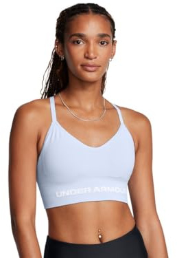 Under Armour - Womens Vanish Seamless Low Bra, Color Nimbus Blue (464), Size: Medium
