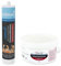kör4u Schamottkleber beige + Fermit Schamottemörtel 3kg, Kleber für feuerfeste Bauteile, perfekt zur Reparatur von beschädigten Schamottsteinen (kör4u Schamottkleber + Fermit Schamottemörtel 3kg)