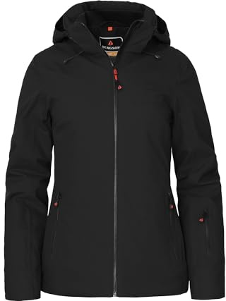 Bergson RANUA | Damen Skijacke & Winterjacke, wattiert, recycelt, 20000 mm Wassersäule, Black [900], 46 - Damen