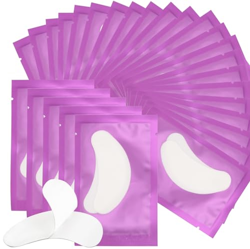 LZM Patch Occhi Extension Ciglia,50 Paio Patch Ciglia Extension Ciglia Occhi Extension Ciglia Gel Cerotto Eye Gel Patches Senza Pelucchi Cerotti Gel per Estensioni Ciglia