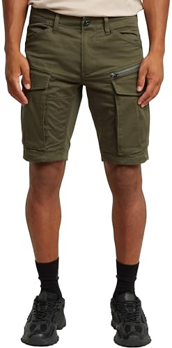 G-Star Men's Rovic Zip Regular Shorts, Grey (gs grey D26214-5126-1260), 35
