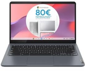 Ordinateur Chromebook LENOVO IdeaPad 3 14IAN8 | 14'' FHD - Intel i3 N305 - RAM 8 Go - SSD 128 Go - Chrome OS - AZERTY