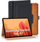Vkooer Funda para Samsung Galaxy Tab A7 10,4 2022/2020 (SM-T500/SM-T505) Carcasa PU Cuero [Auto-Sueño/Estela] Flip Case Cover visualización multiángulo con Soporte Función de Soporte - Negro