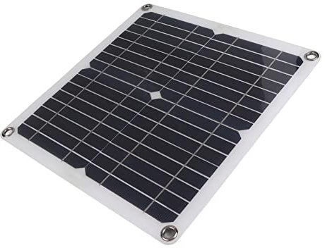 Panel Solar Monocristalino de 200 W, 12 V, Kit de Panel Solar Portátil de Alta Eficiencia con Controlador para Ciclismo, Montañismo, Senderismo, Camping, Energía Verde, Peso (10A)