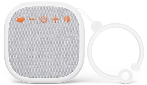Upgraded White Noise Machine, Loud Portable White Noise Machine for Sleeping, 30 Hours, 17 Sounds, 4 Timer, Memory, Noise Machine for Office Privacy Home Travel, Mini Sound Therapy for Baby Adults