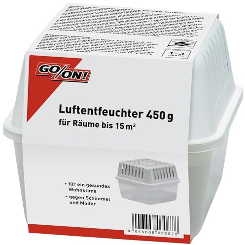 go/on Luftentfeuchter Gerät + Beutel Granulat 450g