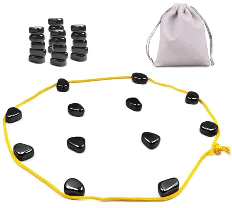 Jeu d'échecs magnétique avec effet magnétique, jeu d'échecs éducatif, pierres magnétiques portables, grandes réunions de famille et jeux de fête (modèle de cordes)