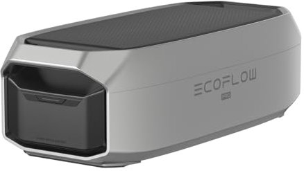 EF ECOFLOW DELTA Pro 3 Zusatzbatterie 4 096 Wh, LiFePO4 Batterie-Backup, erweiterbare Energie für den Hausgebrauch, Campingzubehör, Notfälle, Stromausfälle, Reisemobile